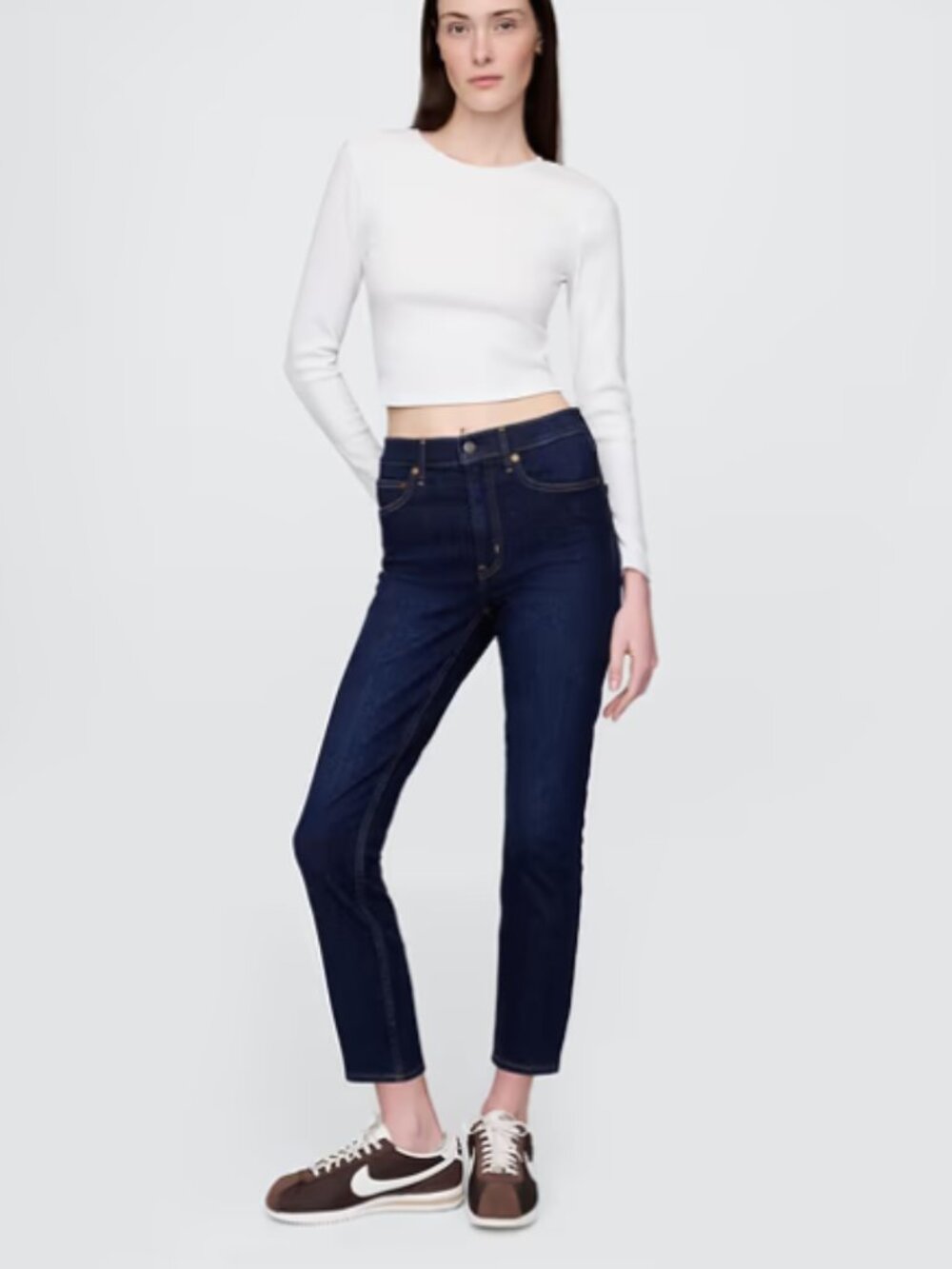 Gap High Rise Vintage Slim Jeans-Rinse-Size 29/8R